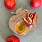 Personalized Apple & Honey Dish – Bronze Mirror Acrylic