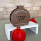 Personalized Rimon Napkin Holder – Walnut Wood