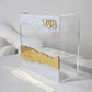 Personalized Matzah-Edge Matzah Box (White/Gold)