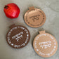 Personalized Rimon Kiddush Tray – Walnut Wood