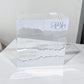 Personalized Matzah-Edge Matzah Box (White/Silver)