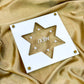 Acrylic Passover Magen David Matzah Tray