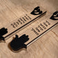 Personalized Wood/Matte Black Mezuzah