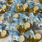 Personalized Heart Shabbat Candles