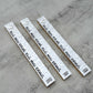 10' White Pearl Mezuzah