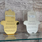 Personalized Acrylic Birkat Habayit Hamsa- Mirror