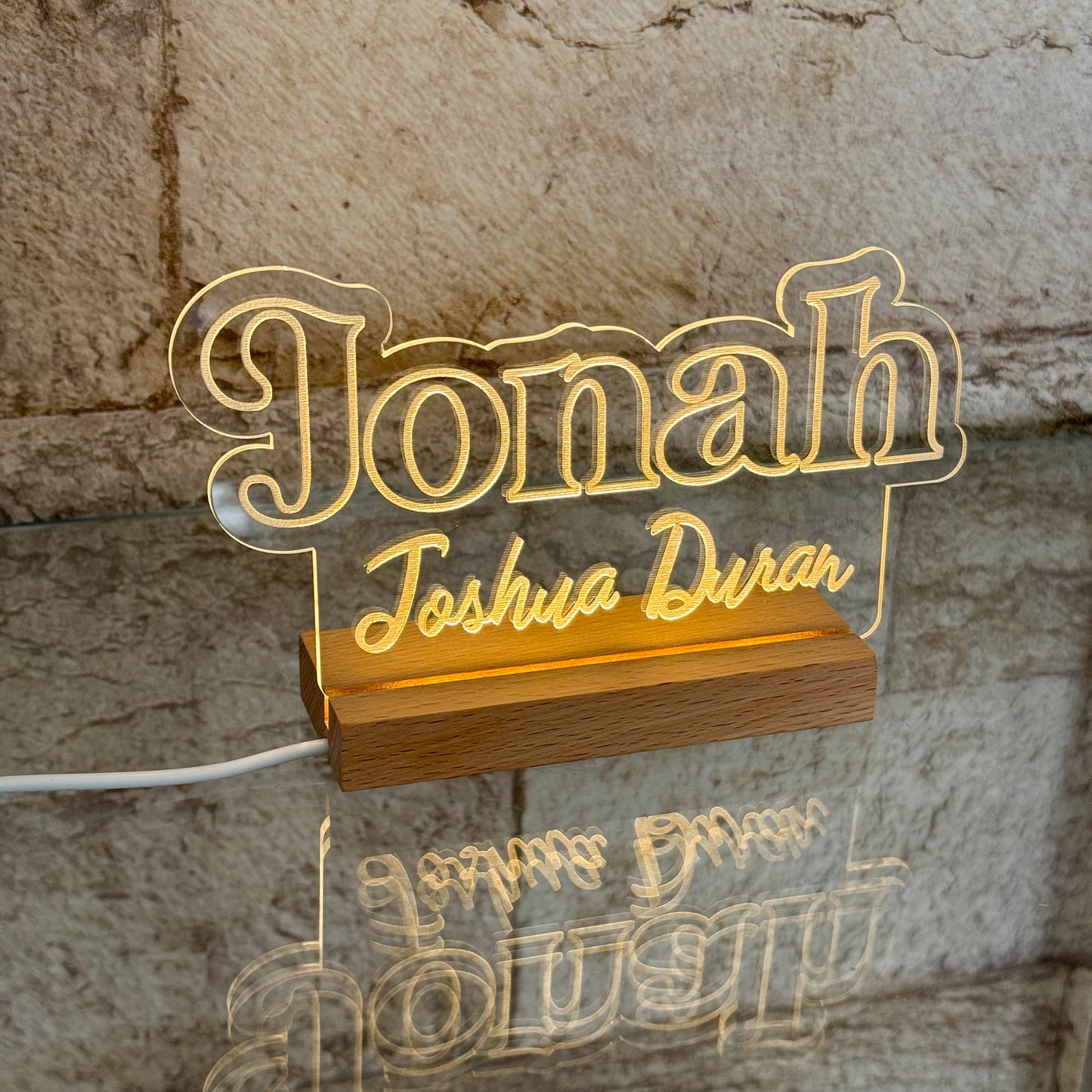 Personalized Name Acrylic Night Light