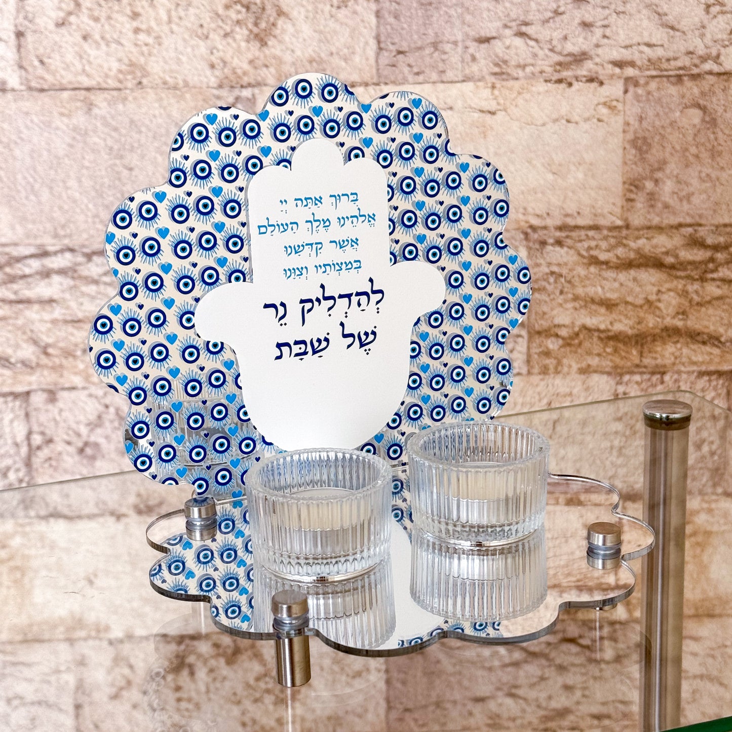 Clamshell Shabbat Candles
