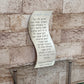 Wavy Mizmor Le Todah Plaque