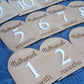 12 Personalized Arch Milestone Cards