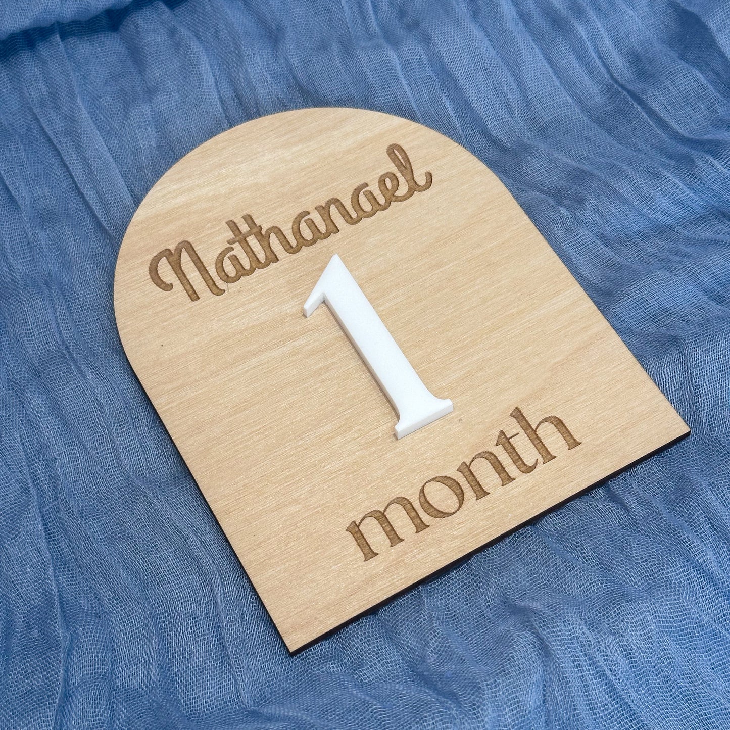 12 Personalized Arch Milestone Cards