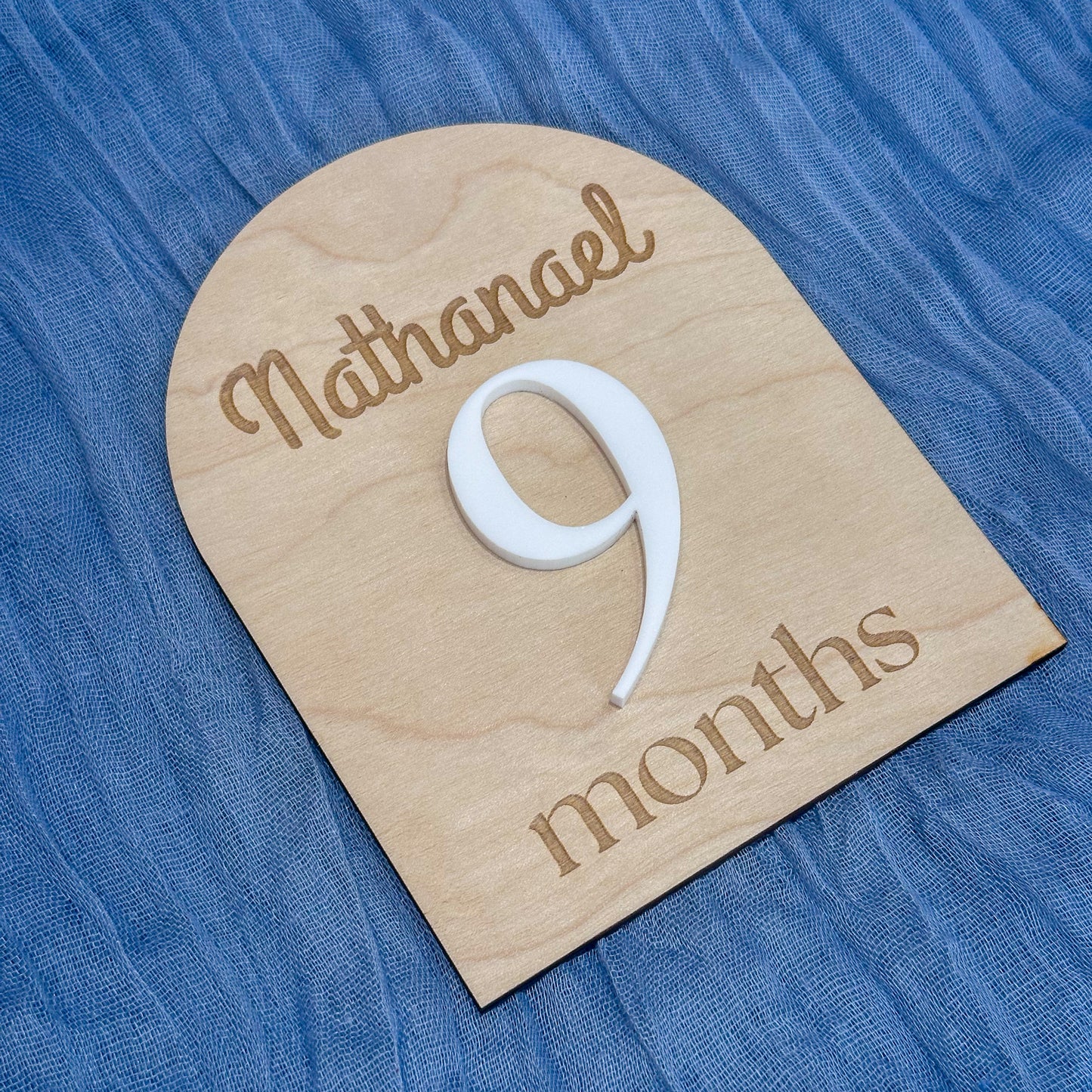 12 Personalized Arch Milestone Cards
