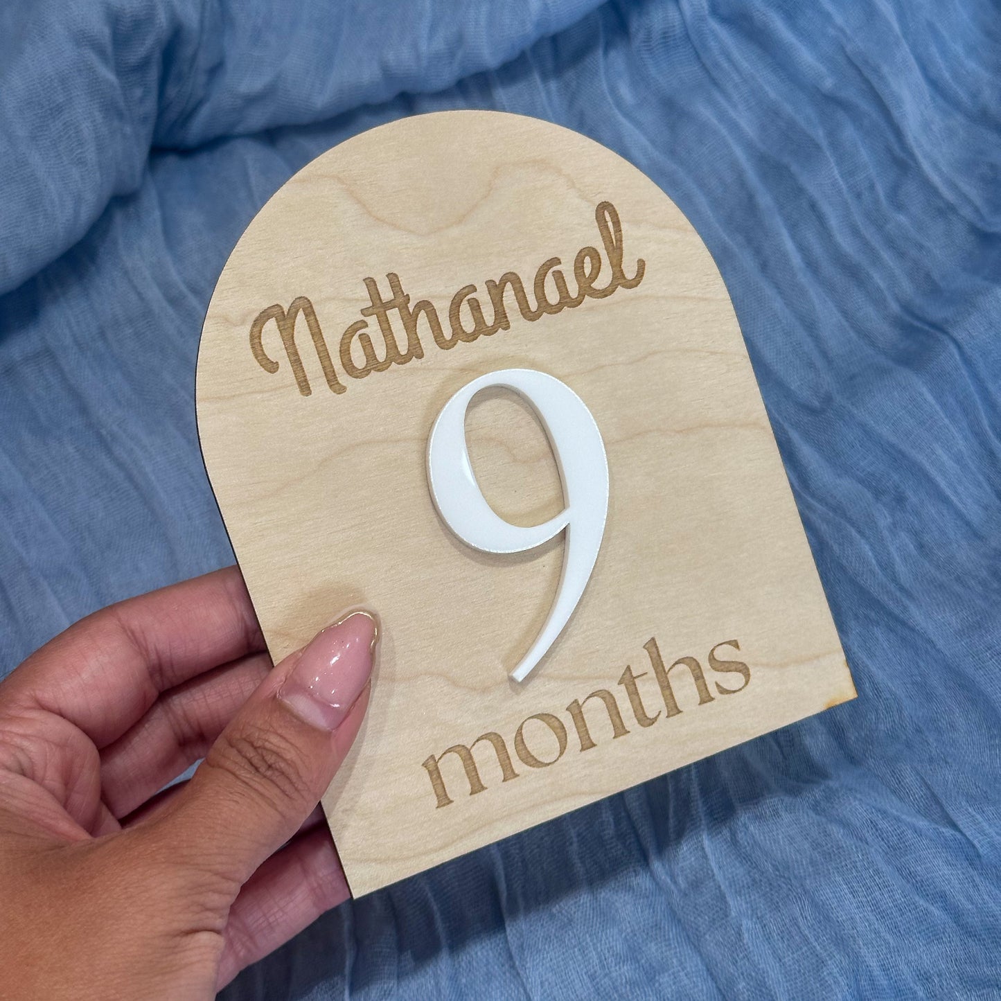 12 Personalized Arch Milestone Cards