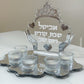 5 Candle Personalized Shabbat Candle Holder