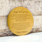 8" Personalized Acrylic Kiddush Plaque