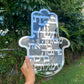 Personalized Acrylic Birkat Habayit Hamsa