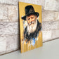 Rabbi Portrait Collection- Gold Mirror