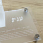 Personalized Crystal Shabbat Candle Set- Frosted/Clear