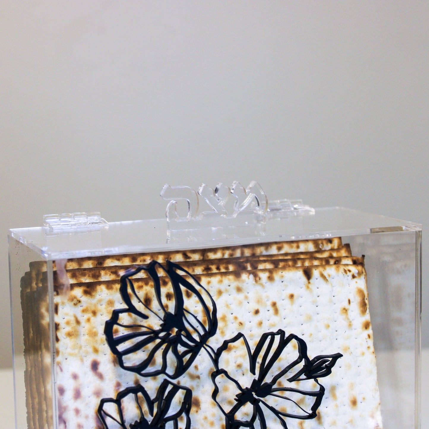 Personalized Floral Matzah Box