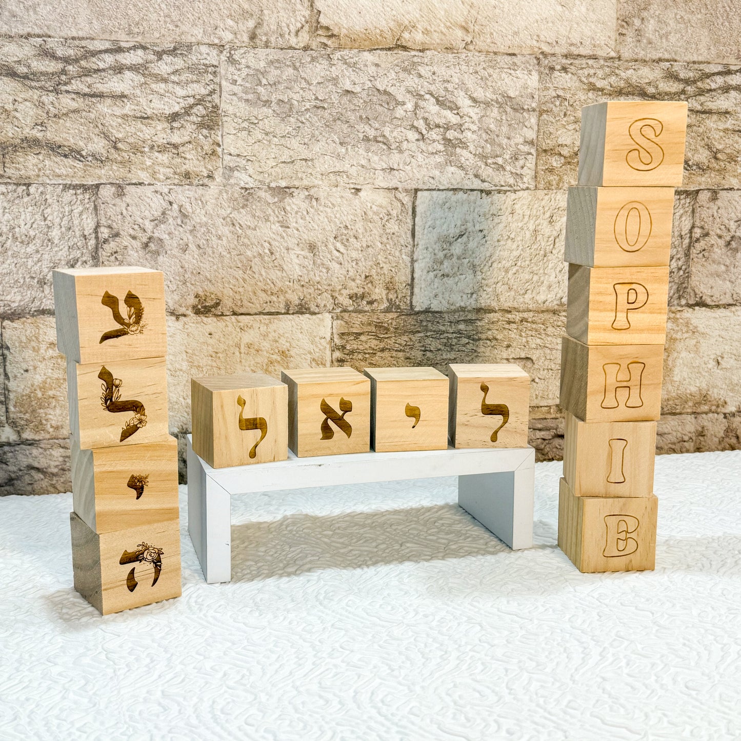 Personalized Wooden Name Blocks