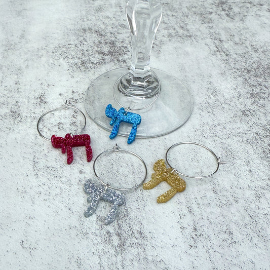 Chai Wine Charms (Set of 4)