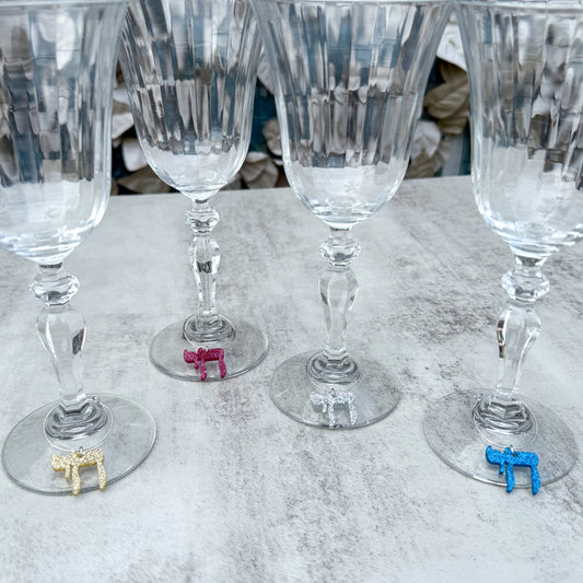 Chai Wine Charms (Set of 4)