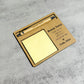 Personalized Post-It Note Holder & Engraved Pen