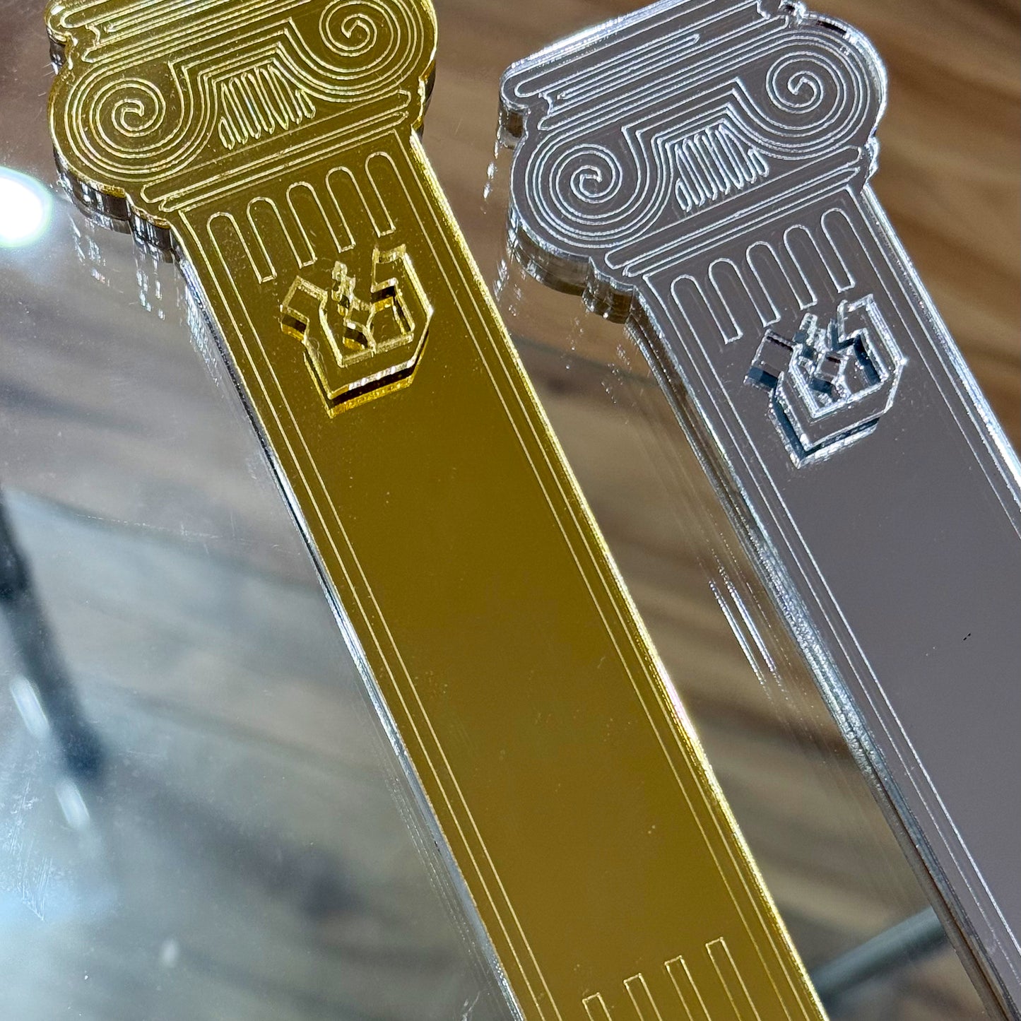 Temple-Inspired Pillar Mezuzot