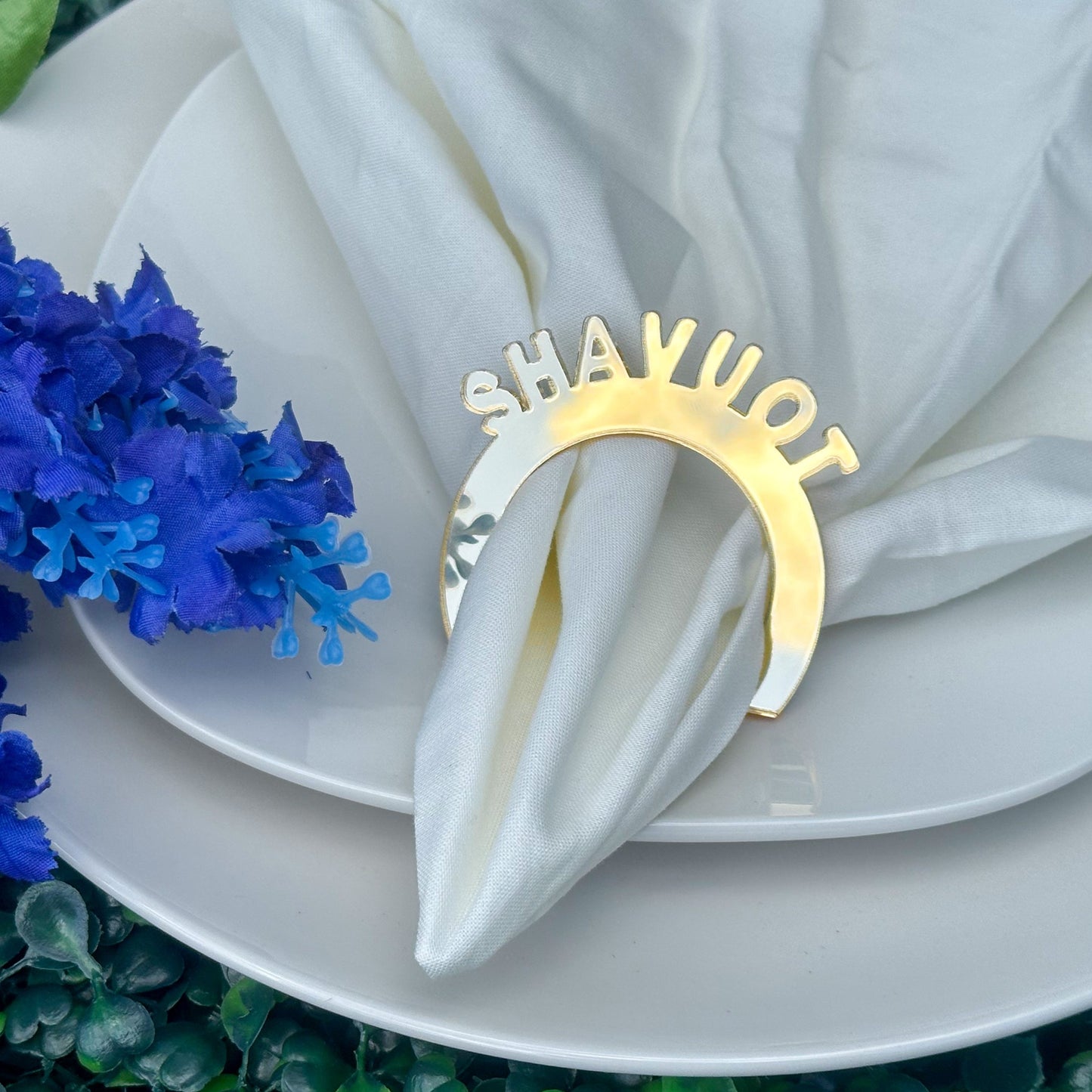 Acrylic Shavuot Napkin Ring