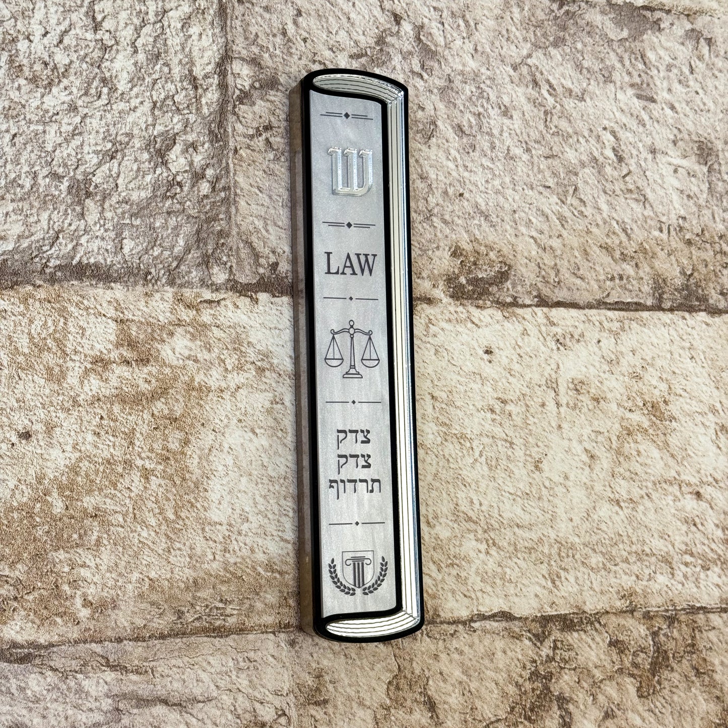 Law Book Mezuzah for Lawyers