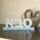 Personalized סבא Fathers Day Sculpture