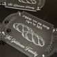 Personalized Acrylic Shabbat Challah Board