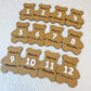 12 Personalized Bear Milestone Cards