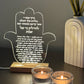 LED Hamsa Shabbat Candle Blessing