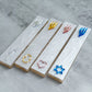 White Pearl Outline Mezuzah