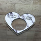 Personalized Ner Neshama Holder (Heart)