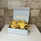 Set of 100 Personalized Henna Cotton Pads with Keepsake Box