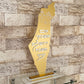 24” Luxe Gold Israel Stand
