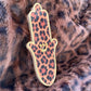 Leopard Hamsa Mezuzah