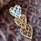 Cheetah Hearts Mezuzah