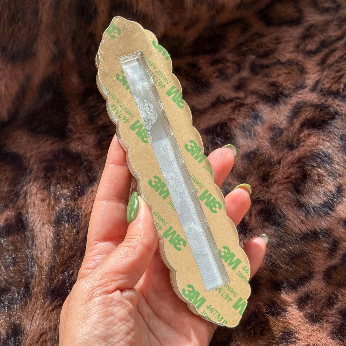 Cow Scalloped Mezuzah