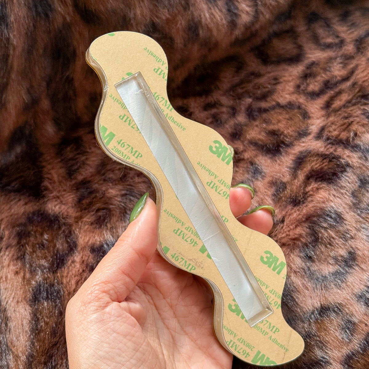 Zebra Wavy Mezuzah