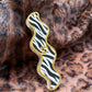 Zebra Wavy Mezuzah