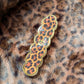 Leopard Scalloped Mezuzah