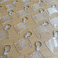 Torah "Mizmor le Todah" Clear Keychain