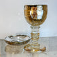 Personalized Gold Crystal Steps Kiddush Cup- יום השישי