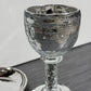 Personalized Rhinestone Silver Kiddush Cup- יום השישי