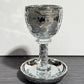 Personalized Rhinestone Silver Kiddush Cup- יום השישי