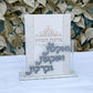 Personalized Acrylic Birkat Hamazon Bencher Stand – Set of 8