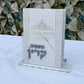 Personalized Acrylic Birkat Hamazon Bencher Stand – Set of 8